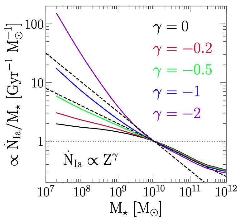 Metallicity effects of the specific SN Ia rate